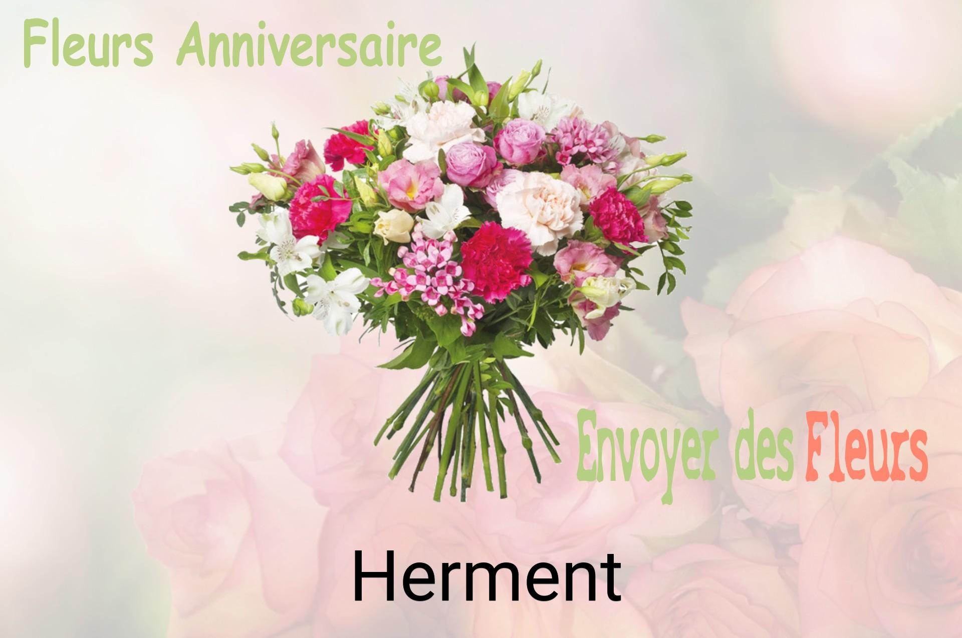 Bouquet de fleurs d’anniversaire livré à Herment