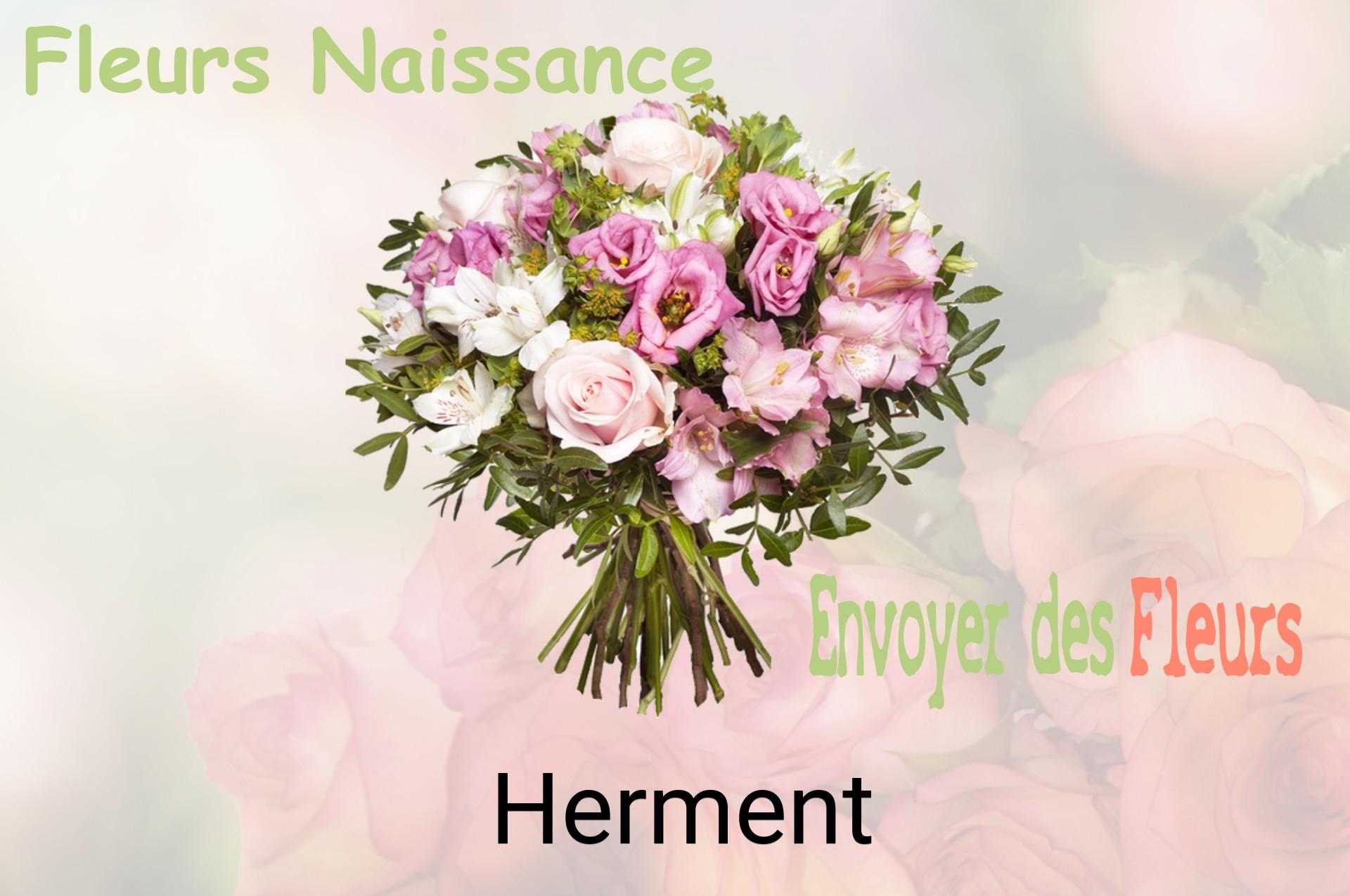 Bouquet de fleurs de naissance livré à Herment